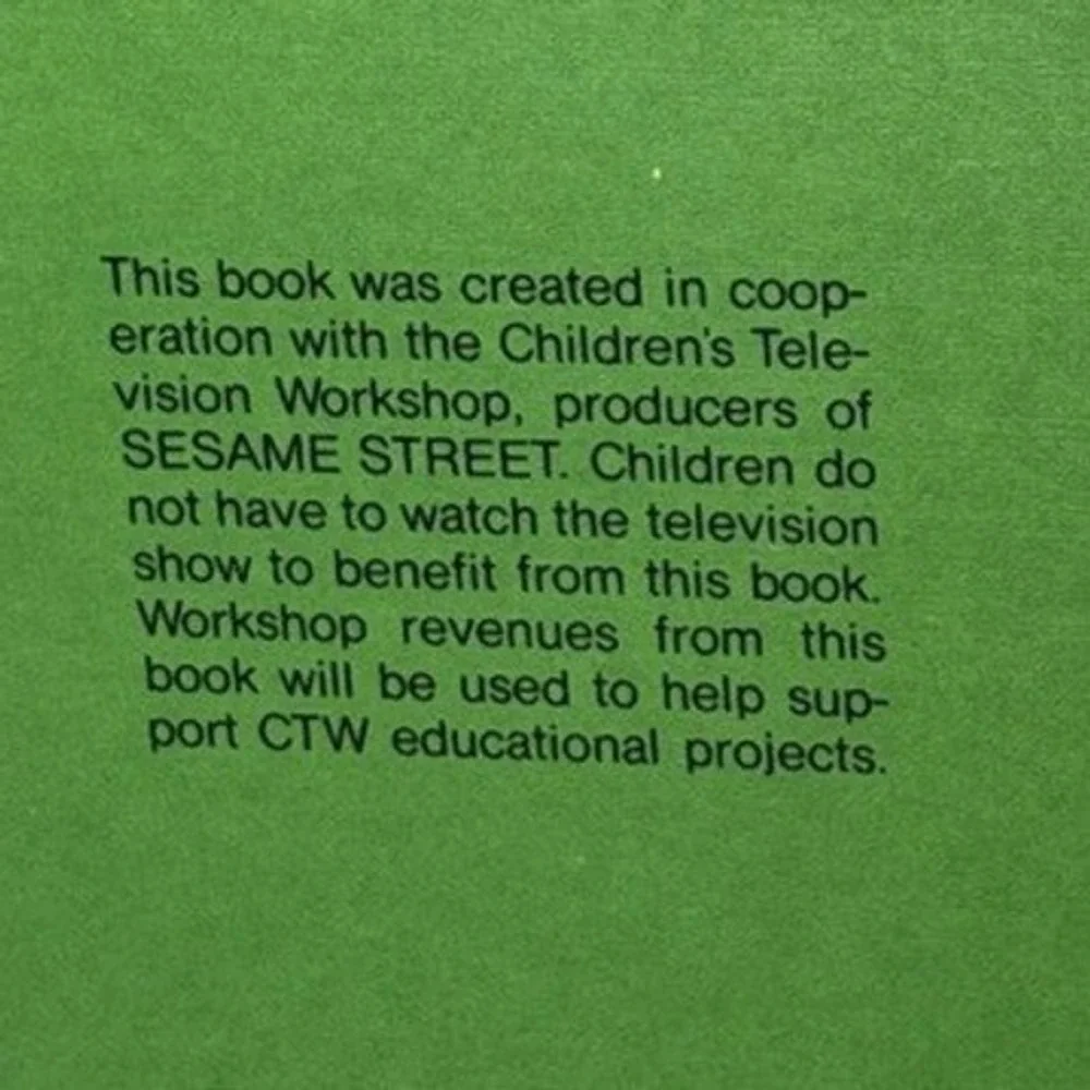 Vintage‎ Sesame Street Library Books Lot Volumes 4 7 8 Funk & Wagnalls Muppets
